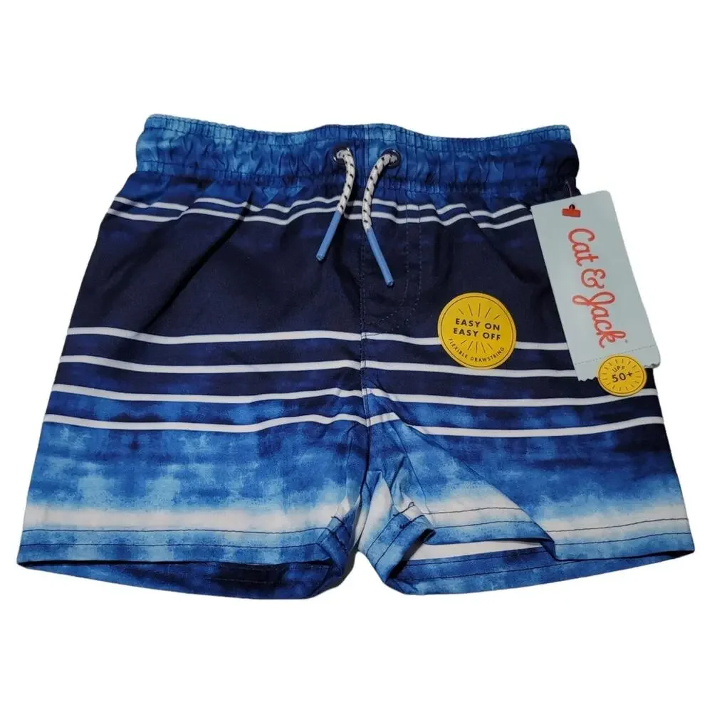 Cat & Jack 3 Piece Bundle Swimwear 12M